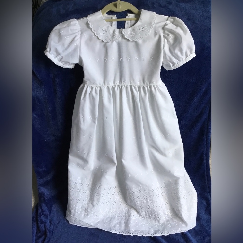 Girls white dress